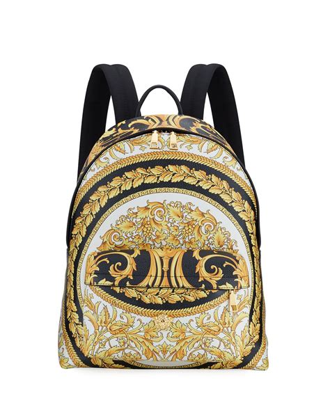 black versace backpack|Versace backpack gift with purchase.